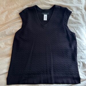 Jones New York Black Vest